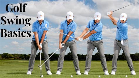 How should a beginner golf swing?